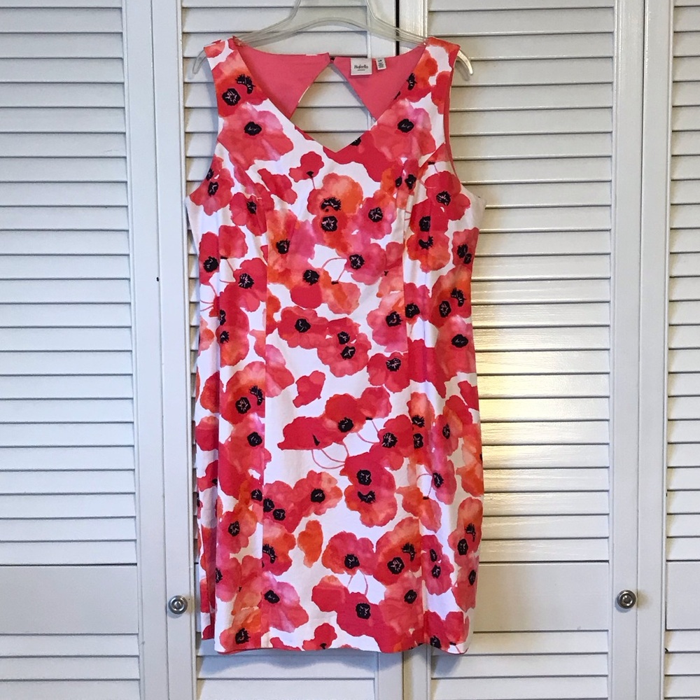 Rafaella Pink and Red Floral Dress